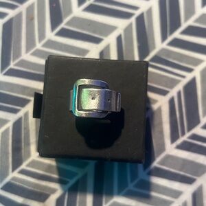 Silver Buckle Ring